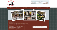 Desktop Screenshot of mountainloreanimalhospital.com